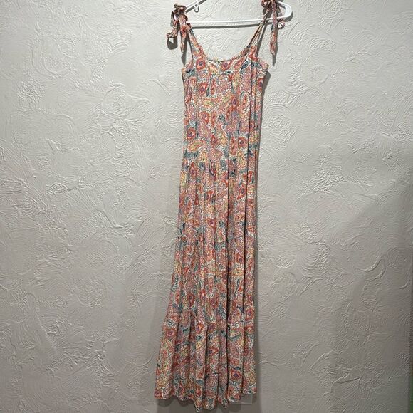 Frnch Paris boho paisley print maxi dress size small - Picture 1 of 7